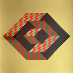 Victor Vasarely Heliogravure print