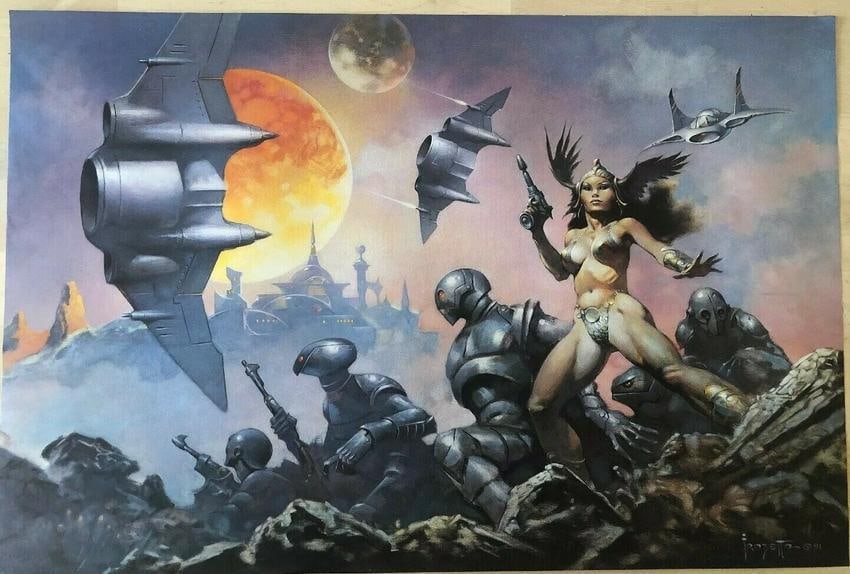 FRANK FRAZETTA- Vintage Lithograph (1 of 2)