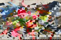 Abstract Canvas- Signed Sam Francis 20th Century Modern Art