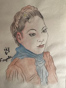 TSUGUHARU FOUJITA Mixed Media on Paper