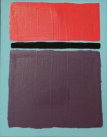Mark Rothko- American Abstract Mixed Media