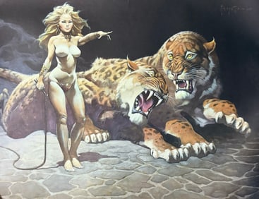 FRANK FRAZETTA- Vintage Lithograph