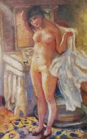 PIERRE BONNARD OIL PAINTING ON STRETCHED CANVAS