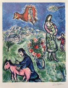 Chagall limited edition large Print