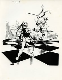 FRANK FRAZETTA Offset Lithograph