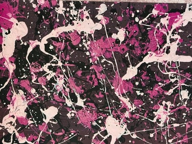 Jackson Pollock Abstract Painting on Paper
