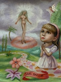 Modern Abstract Oil Painting on Canvas