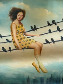 Modern Abstract Oil Painting on Canvas