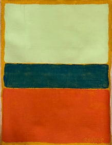 Abstract Acrylic Canvas , 20th Century Modern