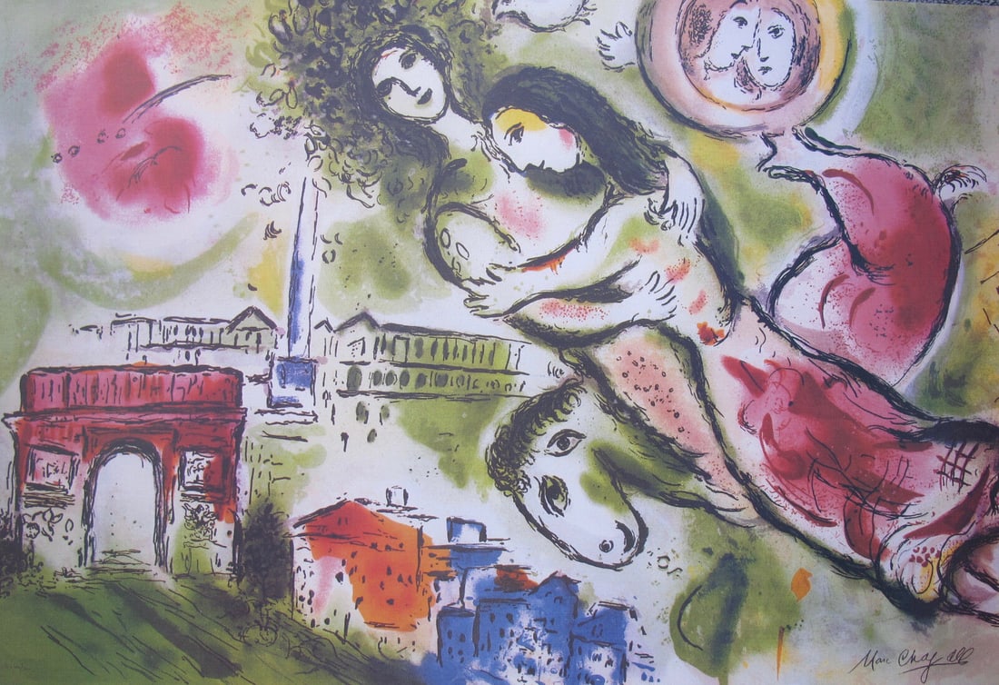 Marc Chagall lithograph (1 of 2)