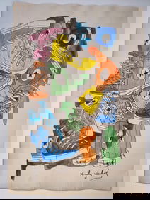 Andy Warhol - Mixed Media Drawing on Paper
