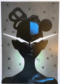 Abstract Modern Face Portrait Print
