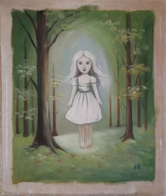 Modern Abstract Oil Painting on Canvas.