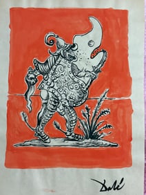 Salvador Dalí Drawing on paper