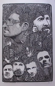 Rare Limited Edition Art Print/poster piece, Hand signed by the artist Ben G.