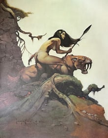 FRANK FRAZETTA Wolfman Vintage Litho Prints