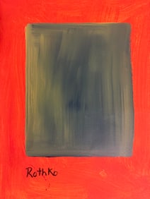 Abstract Painting on Paper