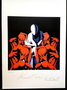 Mark Kostabi Litho: Mark Kostabi Litho Size:70 x 50 cm