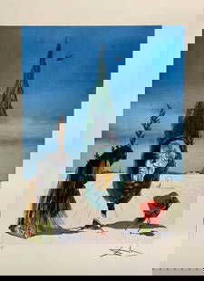 Salvador Dali - Signed & Numbered Print: Salvador Dali - Signed & Numbered Print. This piece is a facsimile signed on the lower right. Pencil numbered from an edition of 375. The paper measures 17" x 12". The image measures 13" x 9" Made on