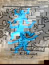 Keith Haring Newspaper Drawing
