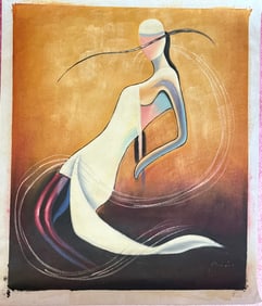 Abstract Acrylic on Canvas