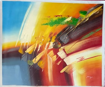 Abstract Acrylic on Canvas