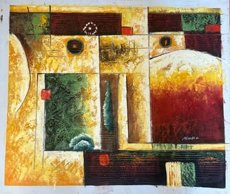 Abstract Acrylic on Canvas