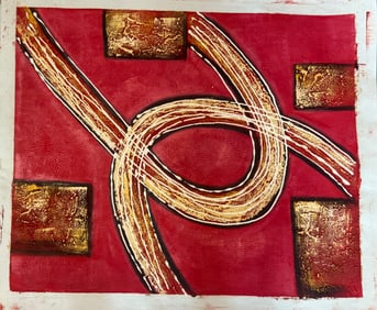 Abstract Acrylic on Canvas