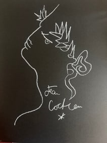 Jean Cocteau Line/Chalk Drawing