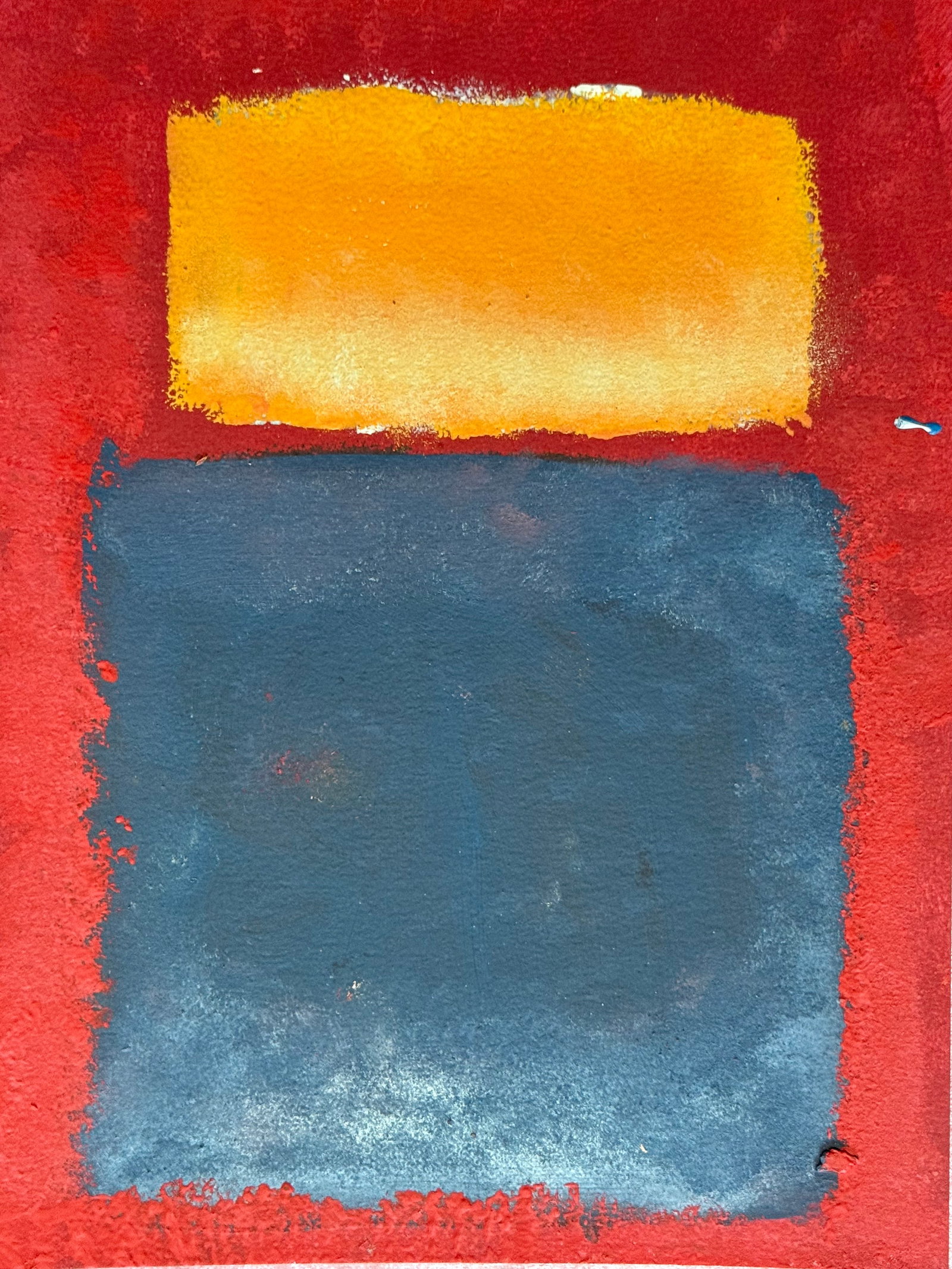 ORIGINAL OIL ON PAPERBOARD PAINTING: ORIGINAL OIL ON PAPERBOARD PAINTING. MARK ROTHKO STYLE. UNFRAMED. SIZE APPROX: 11 X 14 INCHES