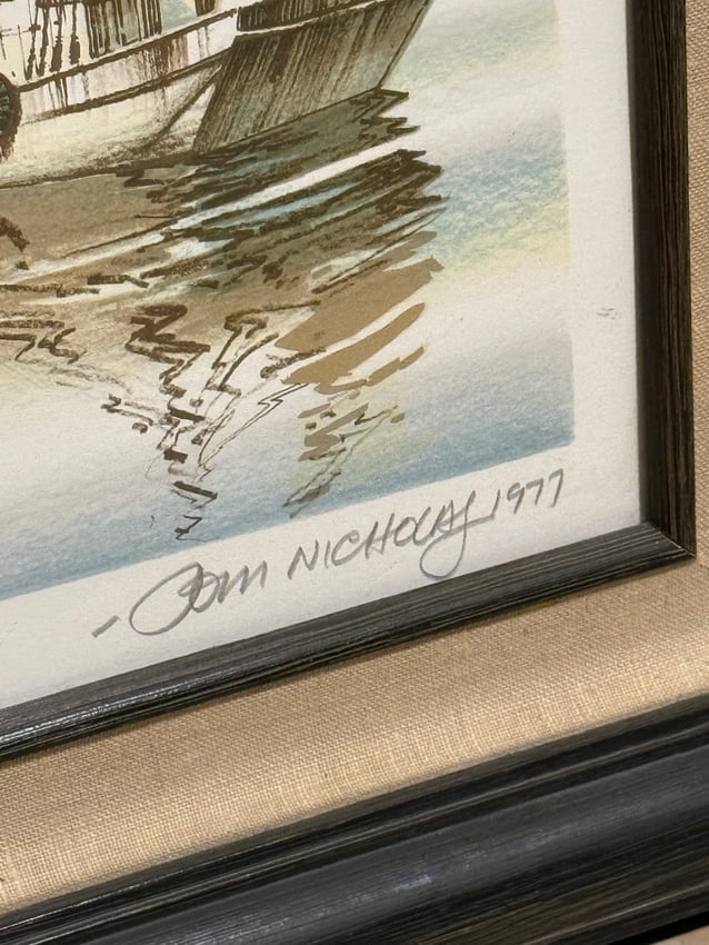 Tom Nicholas 1977 Lithograph - 2