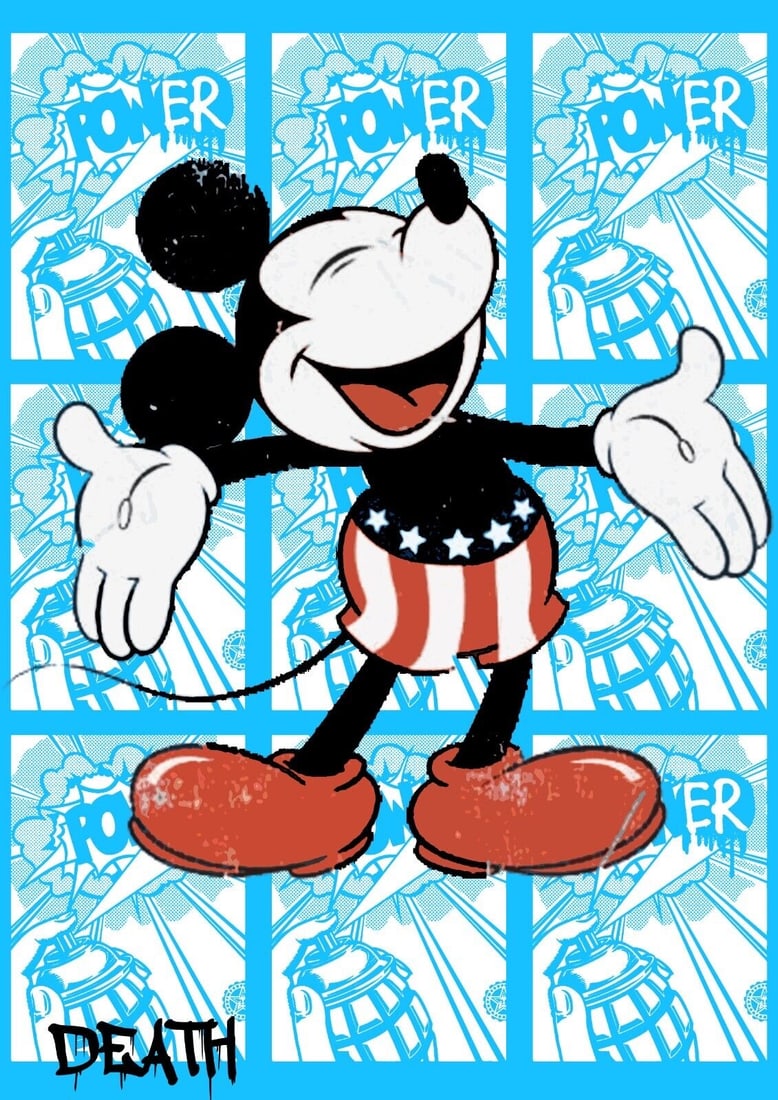 Graffiti Pop Art Print: Graffiti Pop Art Print. Size:12 x 17 inches, SIGNED SEALED.