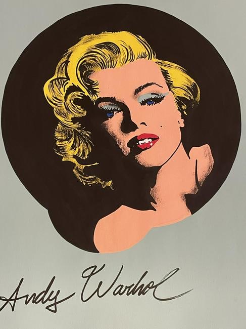 Andy Warhol Mixed Media on Paper (1 of 2)