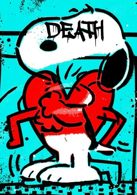 LARGE Graffiti Pop Art Print: LARGE Graffiti Pop Art Print. Size:12 x 17 inches, SIGNED SEALED.