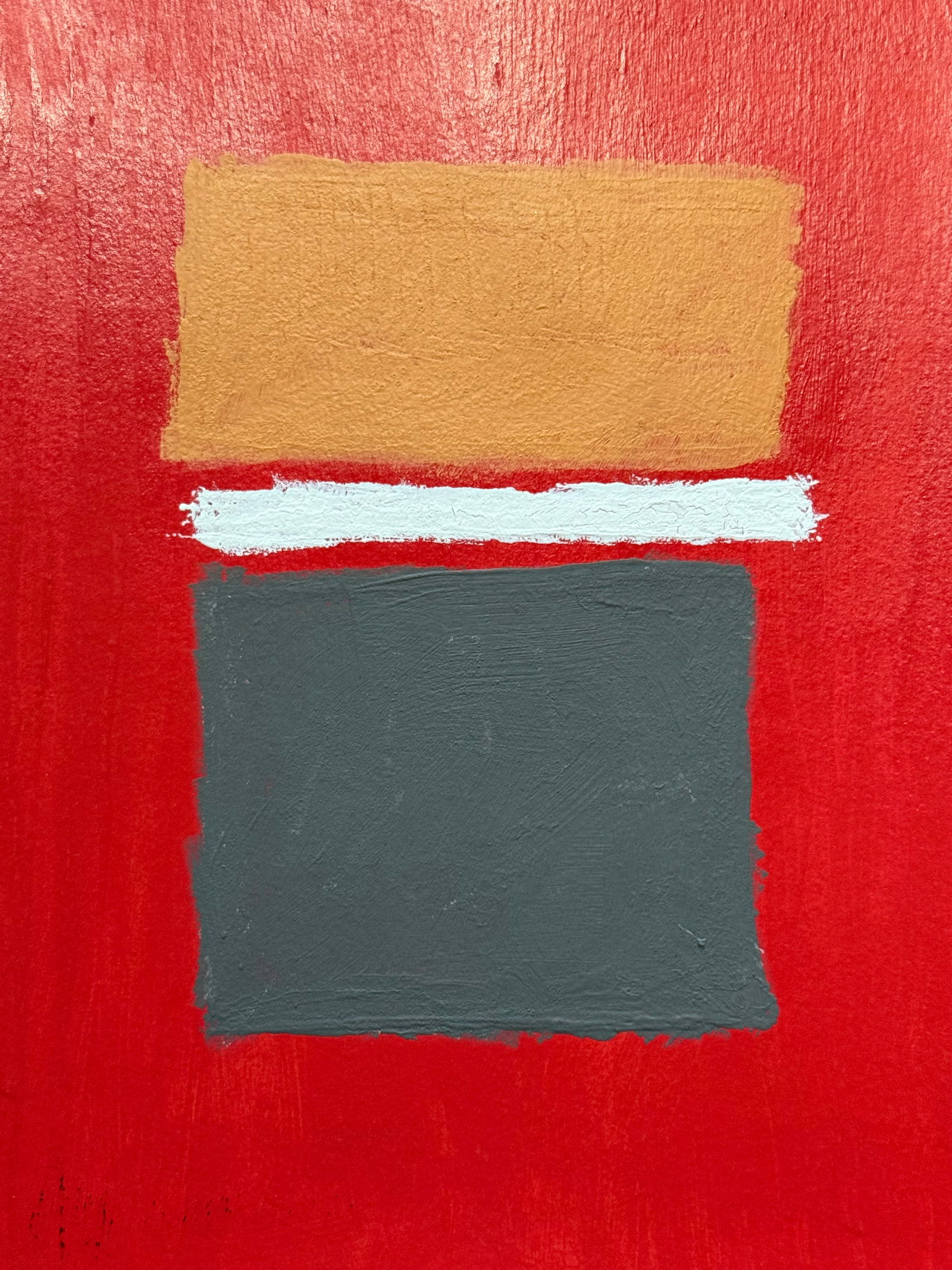 ORIGINAL OIL ON PAPERBOARD PAINTING: ORIGINAL OIL ON PAPERBOARD PAINTING. MARK ROTHKO STYLE. UNFRAMED. SIZE APPROX: 11 X 14 INCHES