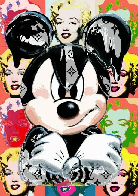 Graffiti Pop Art Print: Graffiti Pop Art Print. Size:12 x 17 inches, SIGNED SEALED.