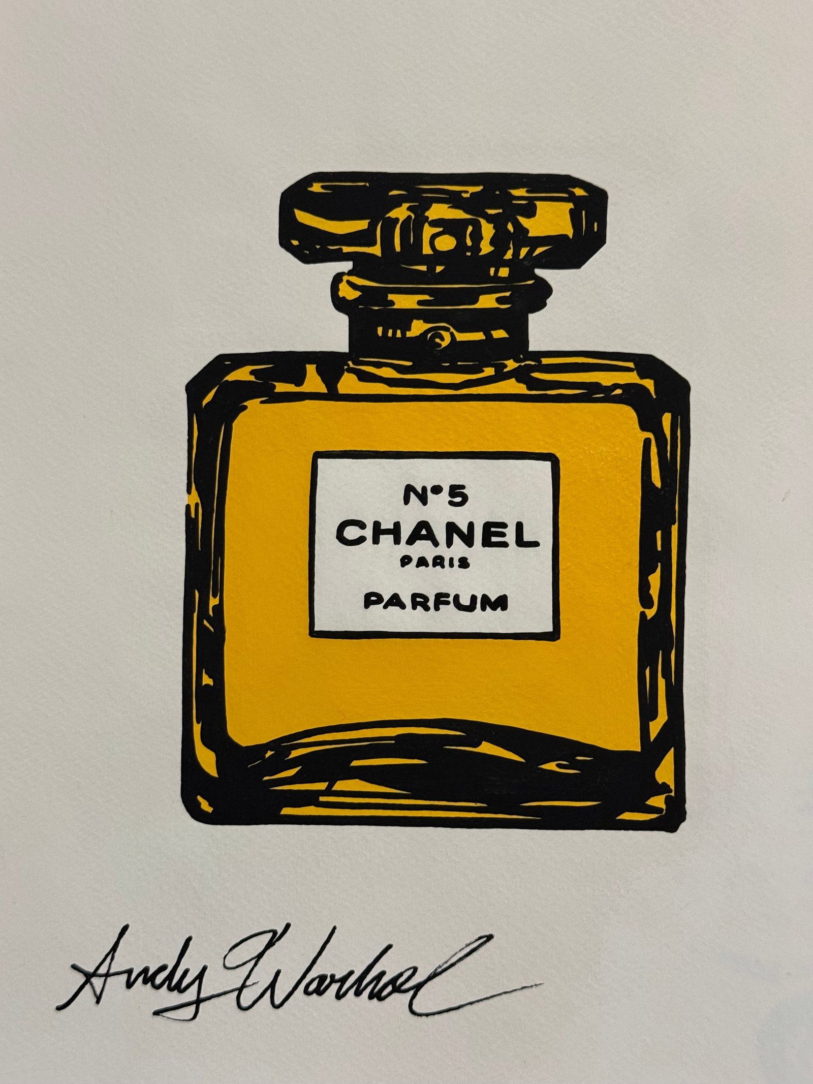 Andy Warhol Mixed Media on Paper (1 of 2)