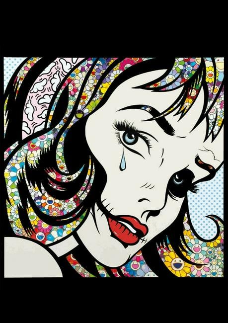 Graffiti Pop Art Print: Graffiti Pop Art Print. Size:12 x 17 inches, SIGNED SEALED.