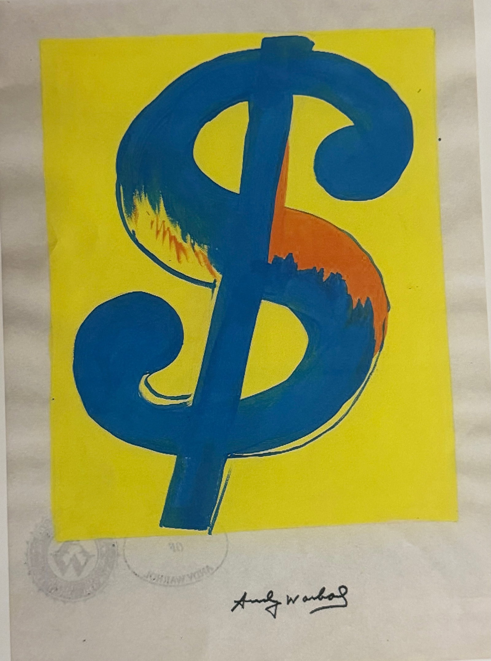 Andy Warhol Print on Paper (1 of 1)