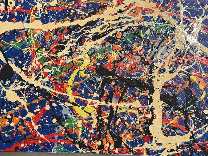 Jackson Pollock Style Abstract Expressionist Painting (1 of 2)