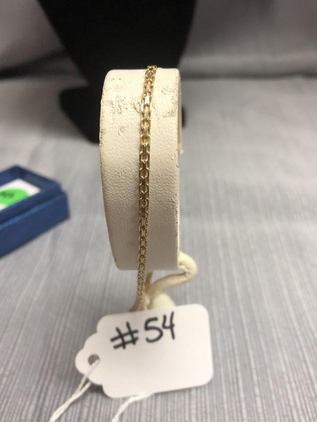 14Kt Gold Bracelet/ Anklet (1 of 1)