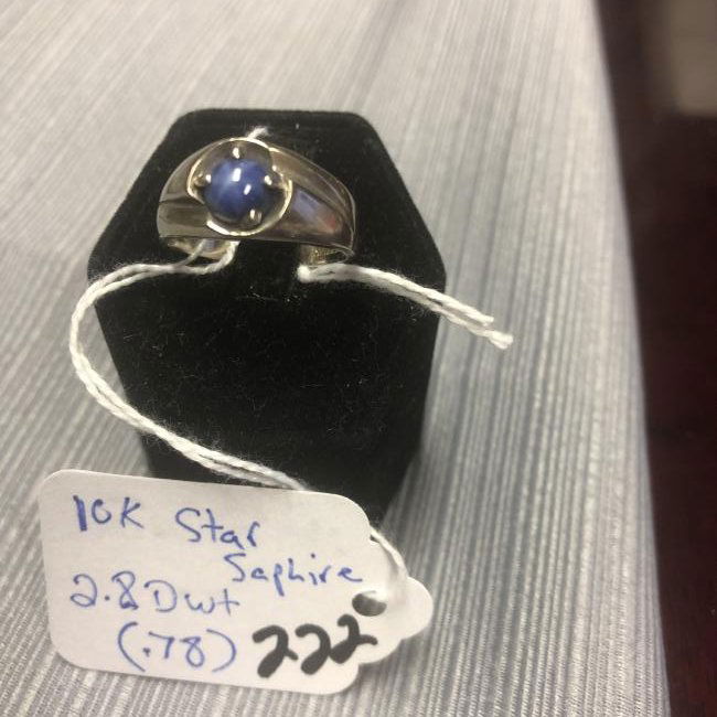 10K Star Saphire Ring 2.8 DWT (1 of 1)