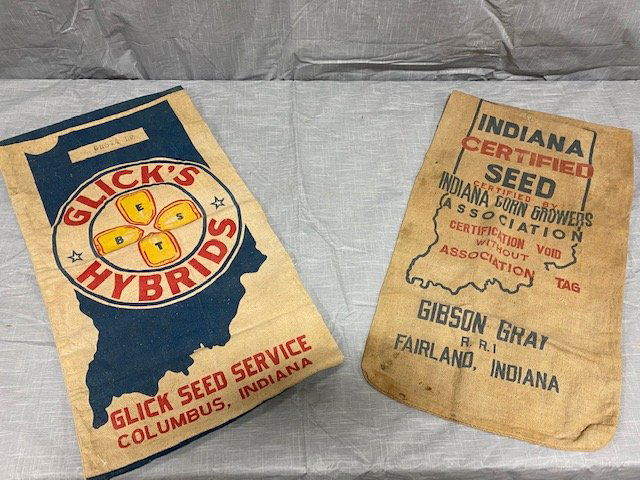 2 Vintage Seed Bags (1 of 4)