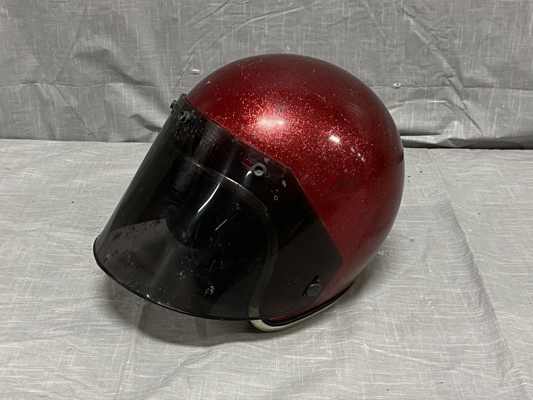 Vintage Motorcycle Helmet (1 of 2)