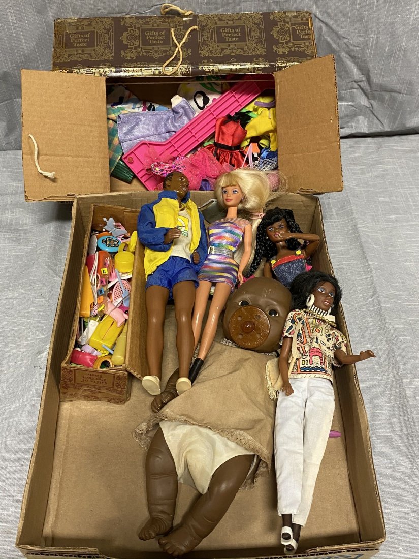 Lot of dolls Barbies and Clothes: Lot of dolls Barbies and Clothes include MCHammer