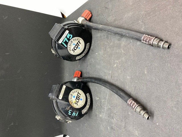 a Pair of Scuba Divers Regulators (1 of 3)