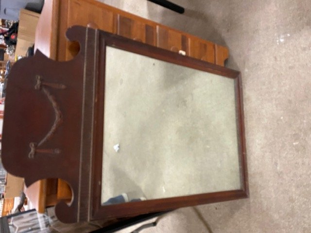 antique hanging mirror: Hanging Mirror
