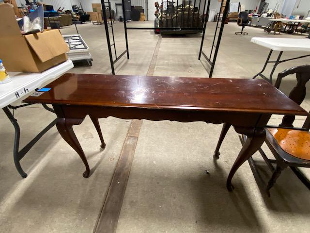 sofa table: top need refinished