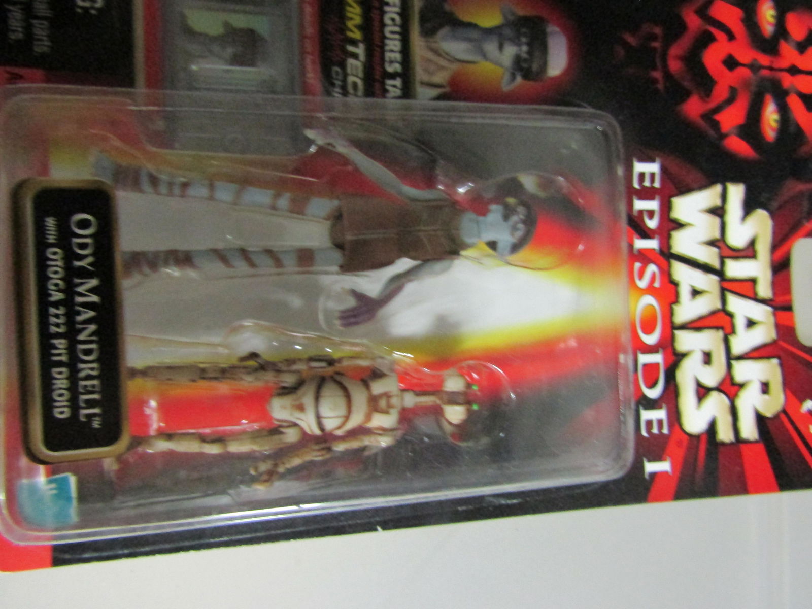 Star Wars Figures: 3 Star wars Figure in the blister Pack Jar Jar, Ody Mandrell, Capt. Tarpals
