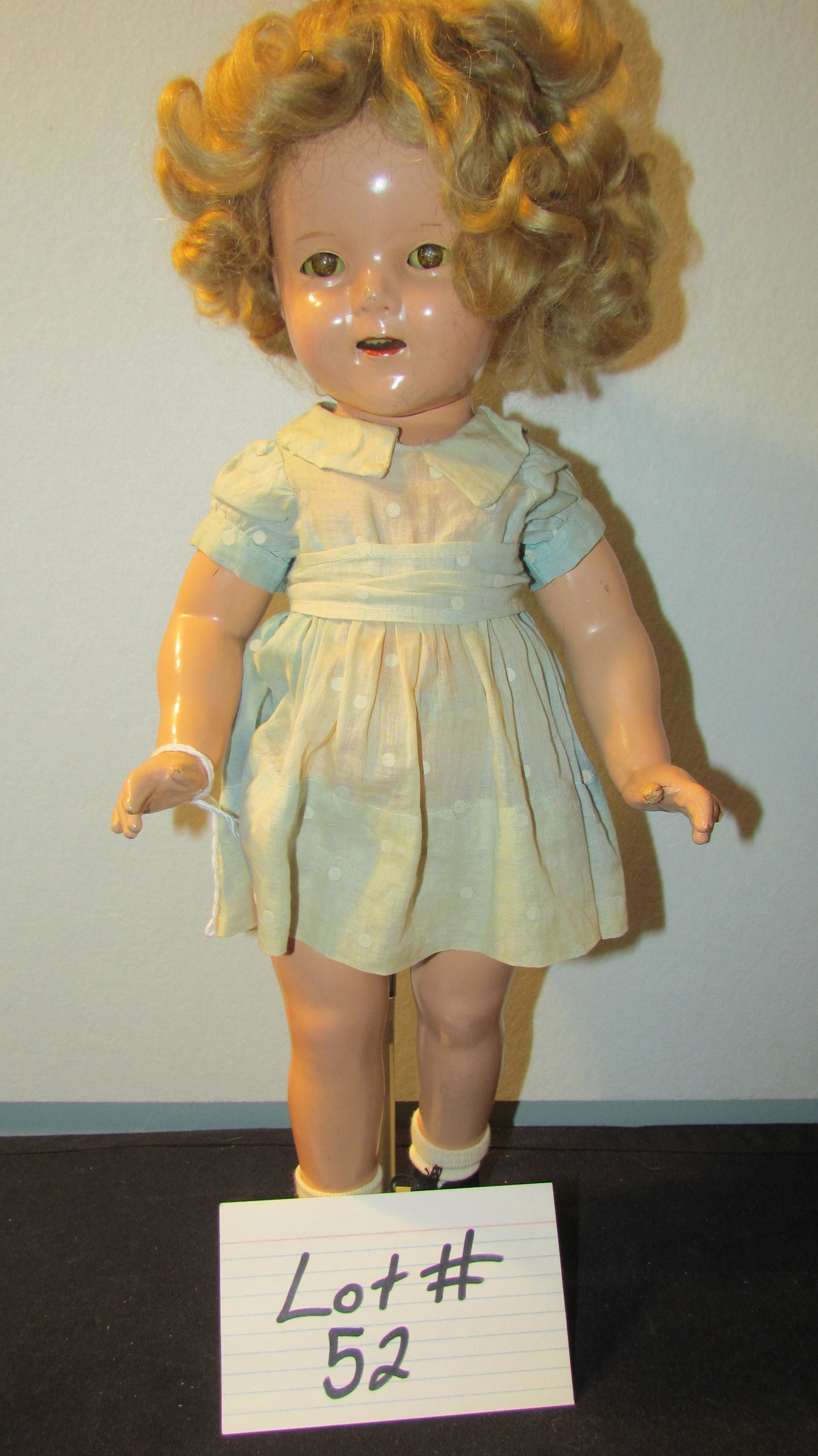 Shirley Temple Doll: this is a Composite 1930's Shirley Temple Doll Marked